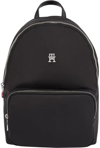 Produktbild: tommy hilfiger damen rucksack schwarz poppy backpack mittelgroß einheitsgröße