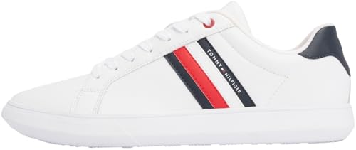Produktbild: tommy hilfiger sneaker herren cupsole leder weiß 45