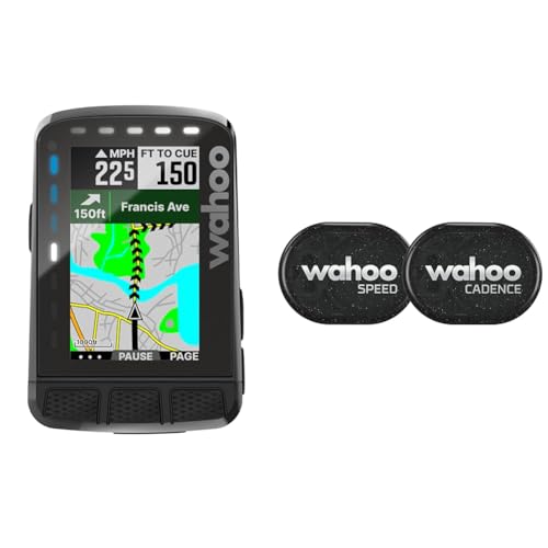 wahoo elemnt roam v2 gps-fahrradcomputer mit frequenzsensor, bluetooth, ant+