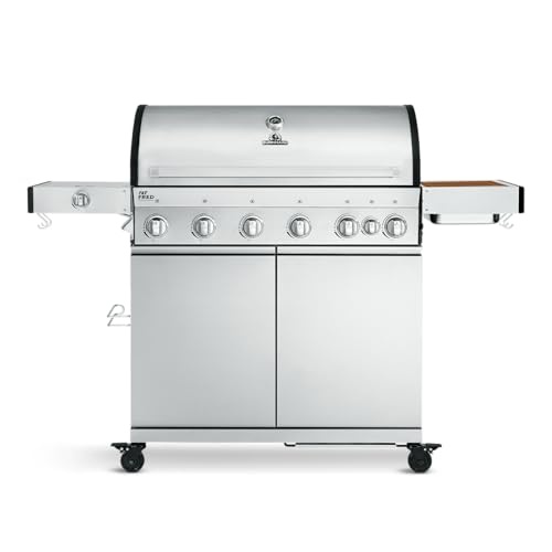 gasgrill 6-brenner burnhard fat fred deluxe serie