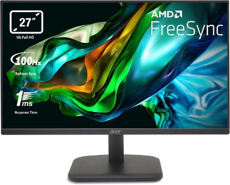 acer ek271h 27 zoll full hd monitor 100hz 1ms für 89,99 euro