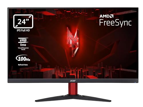 acer nitro kg242ye gaming monitor 23,8 zoll full hd 100hz 2xhdmi vga freesync