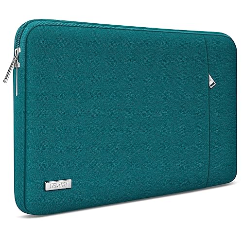 tecool laptop tasche 13,3 zoll für macbook air pro m1 m2 m3 m4 wasserdicht teal