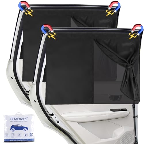 peMOTech Sonnenschutz Auto Baby magnetisch UV-Schutz 2025 2 Stück für 99% Autos