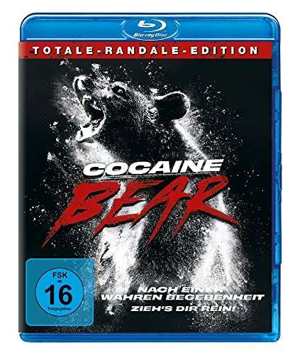 cocaine bear blu-ray film, action, thriller, spannend, neuerscheinung