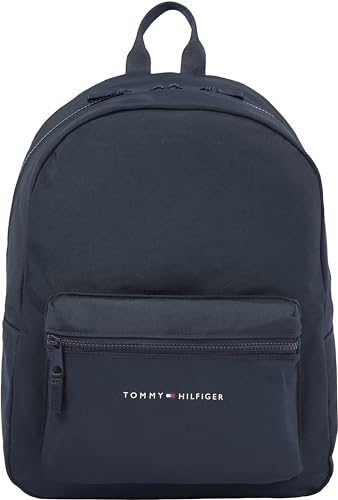 tommy hilfiger kinder rucksack unisex essential backpack mehrfarbig space blue