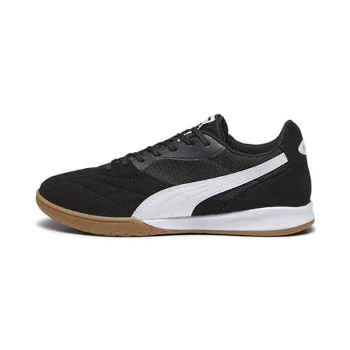 puma king top it fußballschuhe unisex schwarz weiß gold 37,5 eu