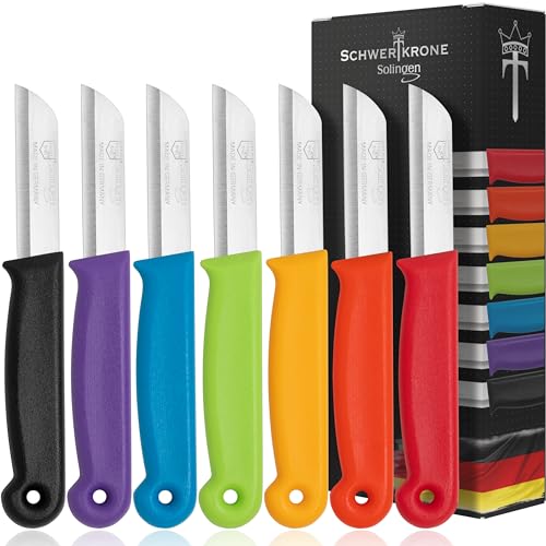schwertkrone messer set 7 teilig made in solingen deutschland 1,29 euro pro messer