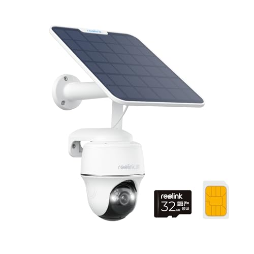 reolink go pt ultra 4K 4G LTE überwachungskamera mit solar panel