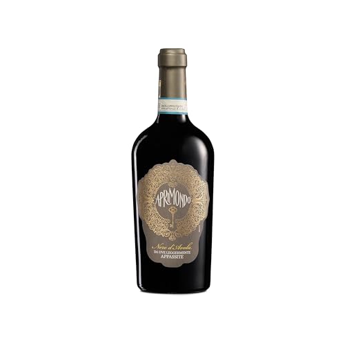 Produktbild: Aprimondo Nero d'Avola Rotwein, Angetrocknete Trauben, 16 % Vol., 750 ml