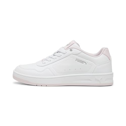 puma damen sneaker court classy weiß rosa silber 38.5 eu