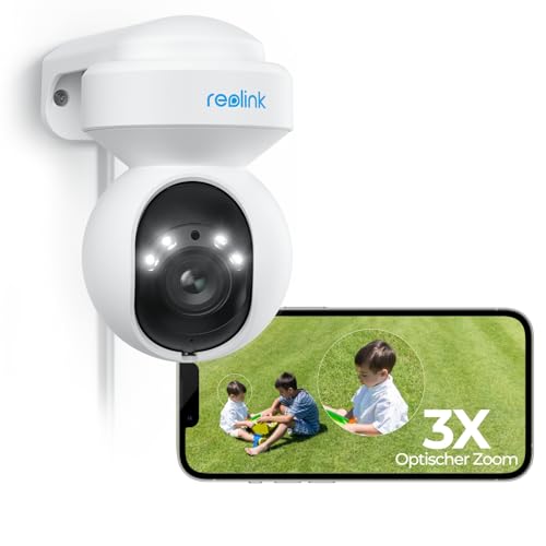 reolink 4K WLAN kamera outdoor mit optischem zoom, auto-tracking, nachtsicht, 2-wege-audio