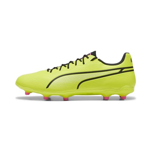 puma king pro fg/ag fußballschuhe unisex electric lime schwarz-rosa 38.5 eu