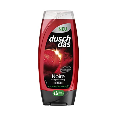 duschdas 3-in-1 duschgel und shampoo noire, fresh-energy duft, 6x 225 ml