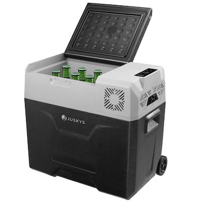juskys kühlbox kompressor 50 liter für 186,99 euro statt 206 euro