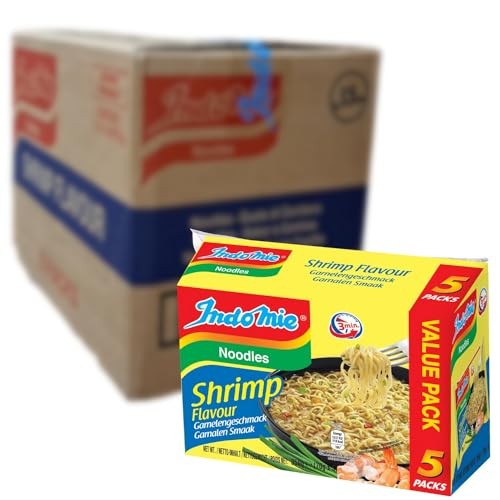 Indomie Instant Nudeln Garnelen 5-Pack (8 x 5 x 70 g)