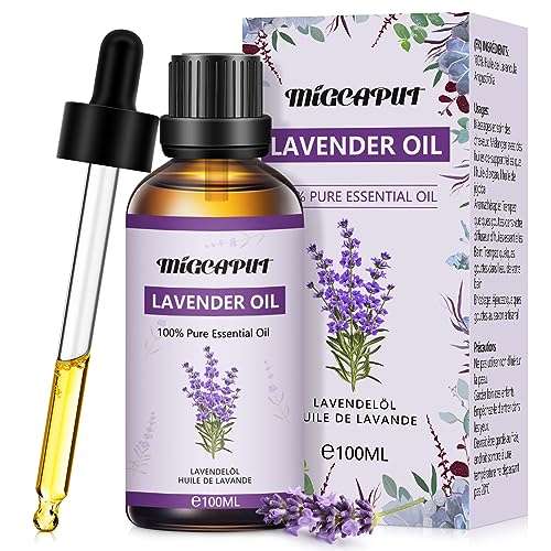 lavendelöl 100 ml, migcaput ätherische öle, naturöl, diffuser, massage, bad