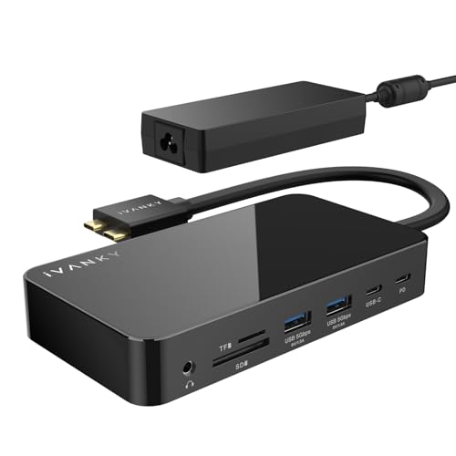 iVANKY 12-in-2 FusionDock USB-C Dock 4K@144Hz für MacBook M1/M2/M3/M4/M5