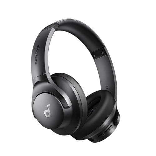 soundcore Q20i bluetooth kopfhörer, over-ear, noise cancelling, hi-res audio, app-personalisierung, 40h akku, schwarz