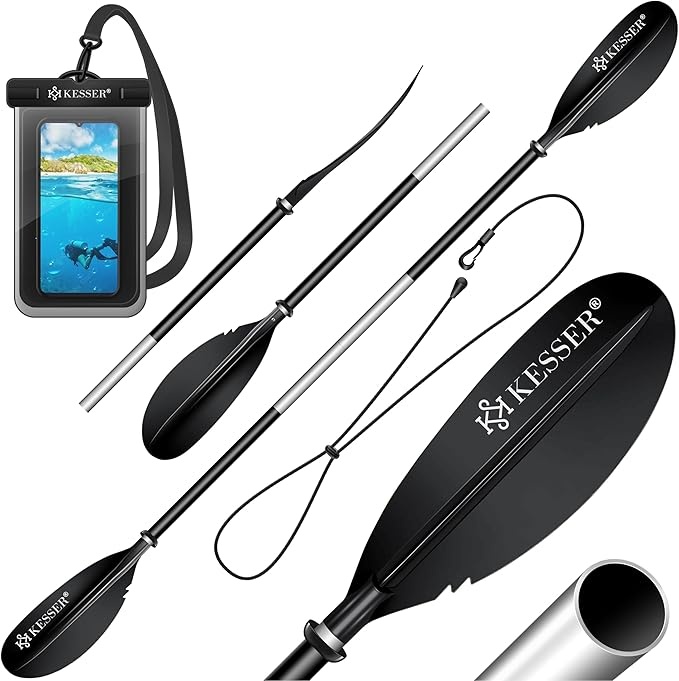 kesser paddel 4-teilig für kayak sup stehpaddel 228cm aluminium schlauchboot