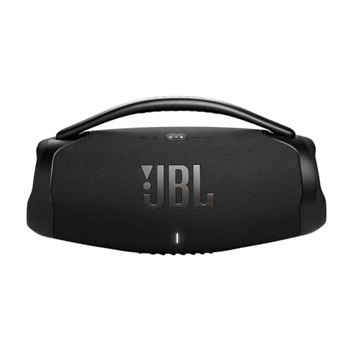 jbl boombox 3 wifi - kabelloser lautsprecher mit powerbank - schwarz