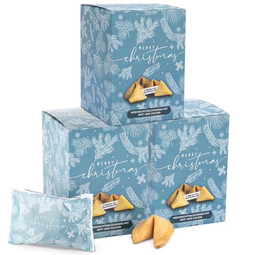 weihnachtsglückskekse mit zimt von food crew, vegan, einzeln verpackt, made in germany