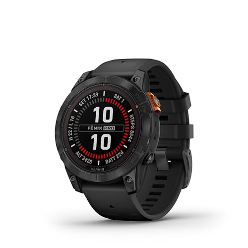 garmin fenix 7 pro sportuhr sapphire solar 47 mm schwarz carbongrau