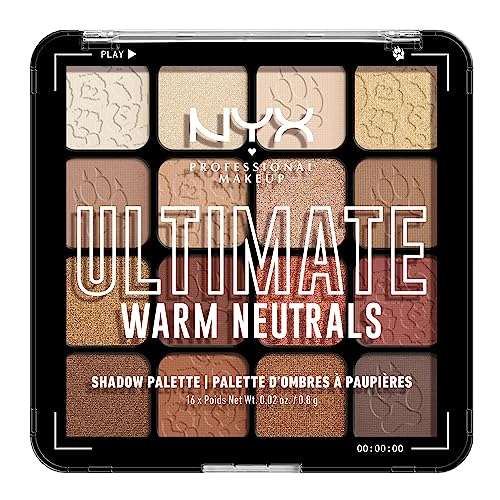 nyx professional makeup, lidschatten-palette warm neutrals, ultimate shadow palette