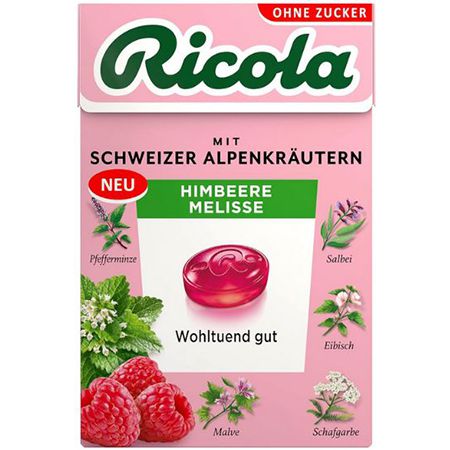ricola himbeere melisse bonbons 50g - Kräuterbonbons ab 1,23