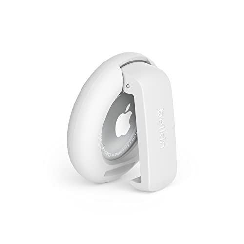 belkin airtag hülle mit clip für apple airtag, schutz und befestigung