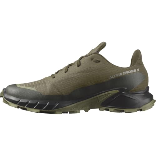 salomon alphacross 5 gor-tex herren trail-laufschuh schwarz gr 40-49
