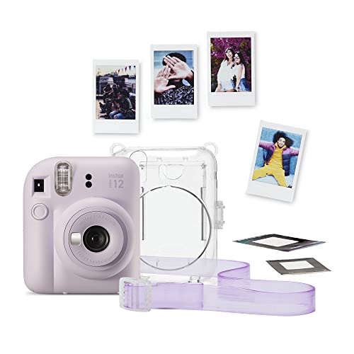 instax mini 12 bundle lilac purple, limited edition kamera set