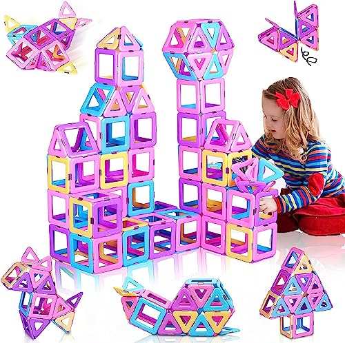 magnetische bausteine 36 teile magnetspielzeug kayqidee für kinder ab 3 jahren, geschenk