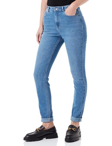 only damen skinny jeans onldruna hw, light medium blue denim, 27w/32l