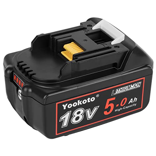 akku 18v für makita bl1850b ersatzbatterie 5,0ah li-ion kompatibel bl1860b bl1855