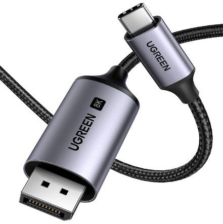 ugreen usb c auf displayport 1.4 kabel 2m für 15,99 euro