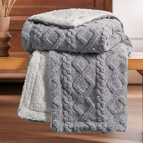 bedsure sofadecke kuscheldecke warm sherpa couchdecke flauschige wohndecke