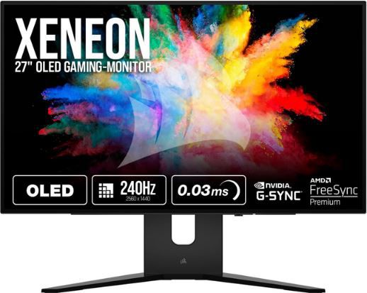 corsair xeneon 27qhd240 27 zoll qhd gaming monitor 240hz für 699 euro