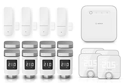 bosch smart home heizen-set mit controller II und 8 thermostaten