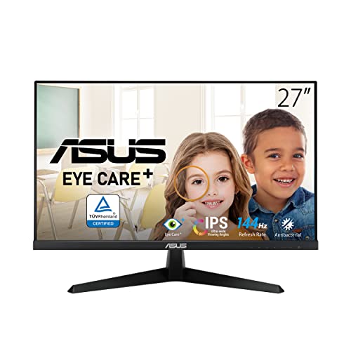 asus vy279hge gaming monitor 27 zoll 144 hz 1ms full hd ips 1920x1080 hdmi schwarz