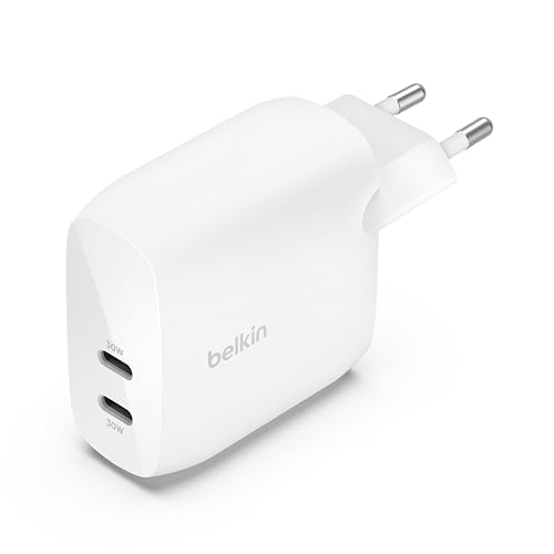 belkin boostcharge usb-c ladegerät 60w mit 2x anschlüssen pd