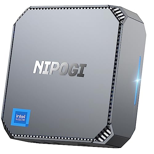 nipogi ak2 plus mini pc, intel n100, 16gb ddr4, 512gb ssd, 4k dual display, dual wifi