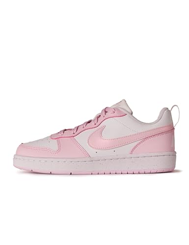 nike kinder sneakers court borough low recraft, weiß rosa, 35.5 eu