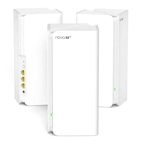 tenda nova mx21 pro wi-fi 6e mesh system - app steuerung - 3er pack