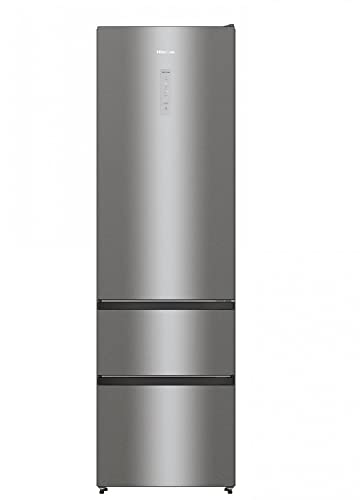 hisense kühl-gefrierkombi 368 l nofrost 36 dB 200 cm edelstahl convert zerozone
