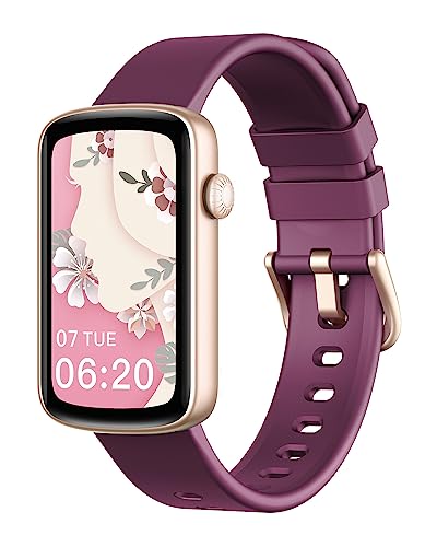 Smartwatch Damen 1.47'' Fitnessuhr Herzfrequenz SpO2 Schlafüberwachung Android iOS