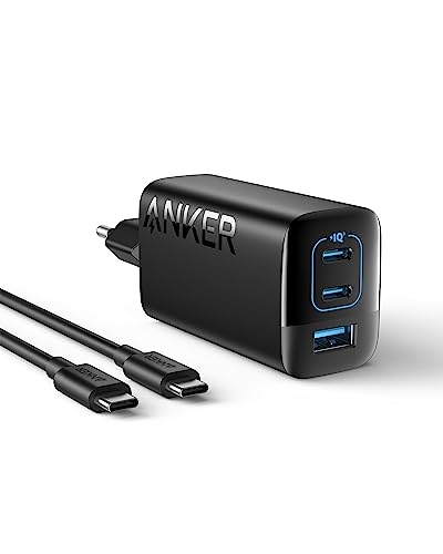 anker 67W usb c ladegerät, 3-port schnellladegerät für iphone, macbook, galaxy, pixel