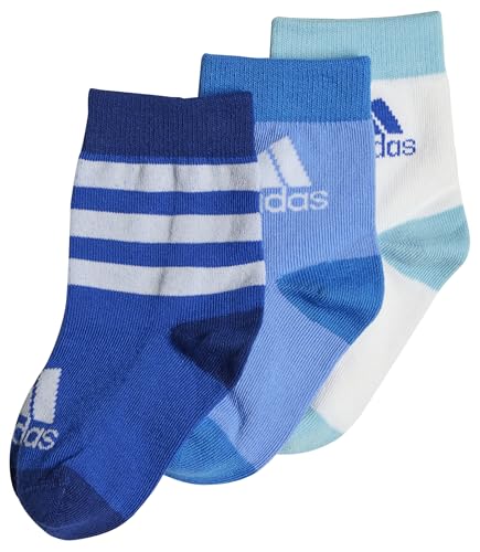 adidas kinder graphic socks 3 pares royal blue blue fusion white 0-1 jahre