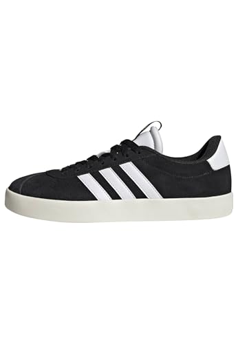 adidas VL COURT 3.0 Damen Schuhe, Core Black/Cloud White/Gold Metallic, 36 2/3 EU