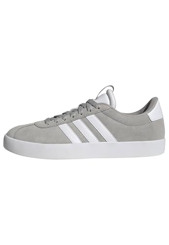 adidas VL COURT 3.0 Damen Schuhe, Grau Weiß Silber Metallic, 36 EU